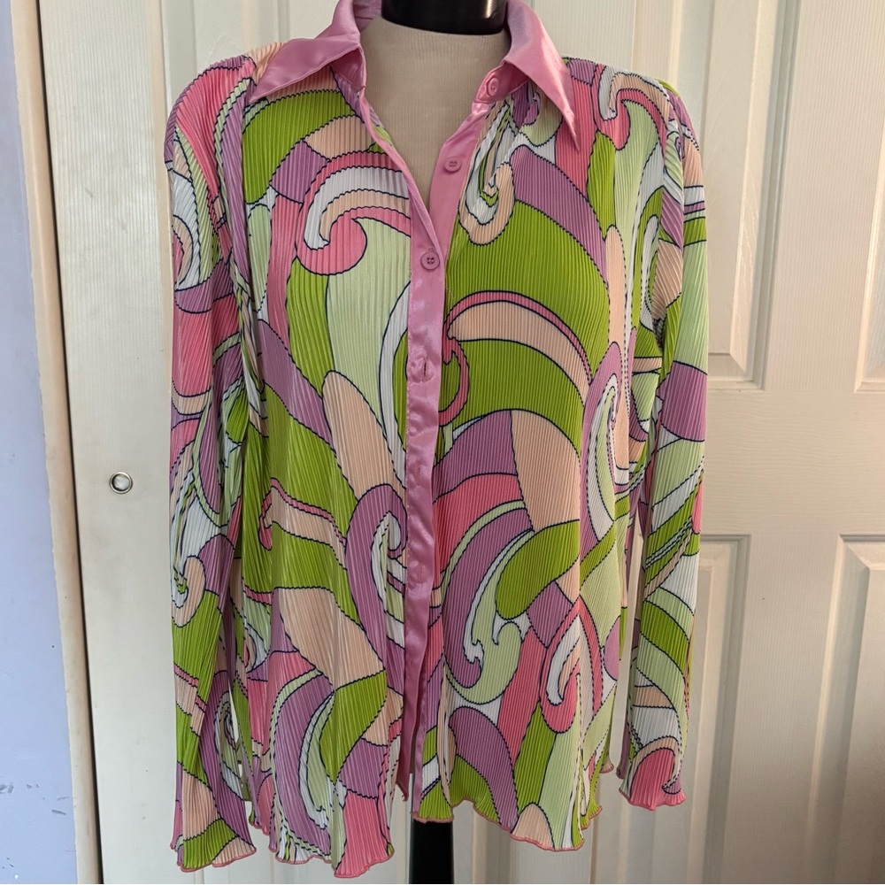 groovy colorful peppermayo blouse size 4